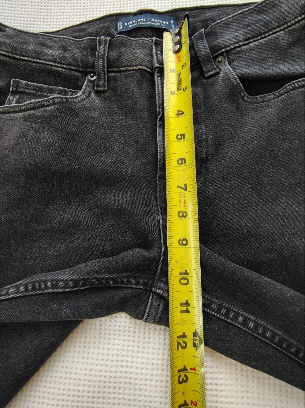 Everlane Black Slim Stretch Jeans Size 30.